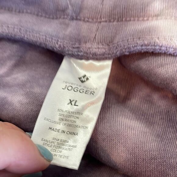 Member’s Mark Purple Tie Dye Reverse Fleece Jogger size xl NEW - Picture 6 of 7